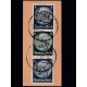ALEMANIA 1934 ESTAMPILLAS SE-TENANT ZUSAMMENDRUCKE USADAS QUE SON MUCHO MAS RARAS MI S 216 EN FRAGMENTO 15 €
